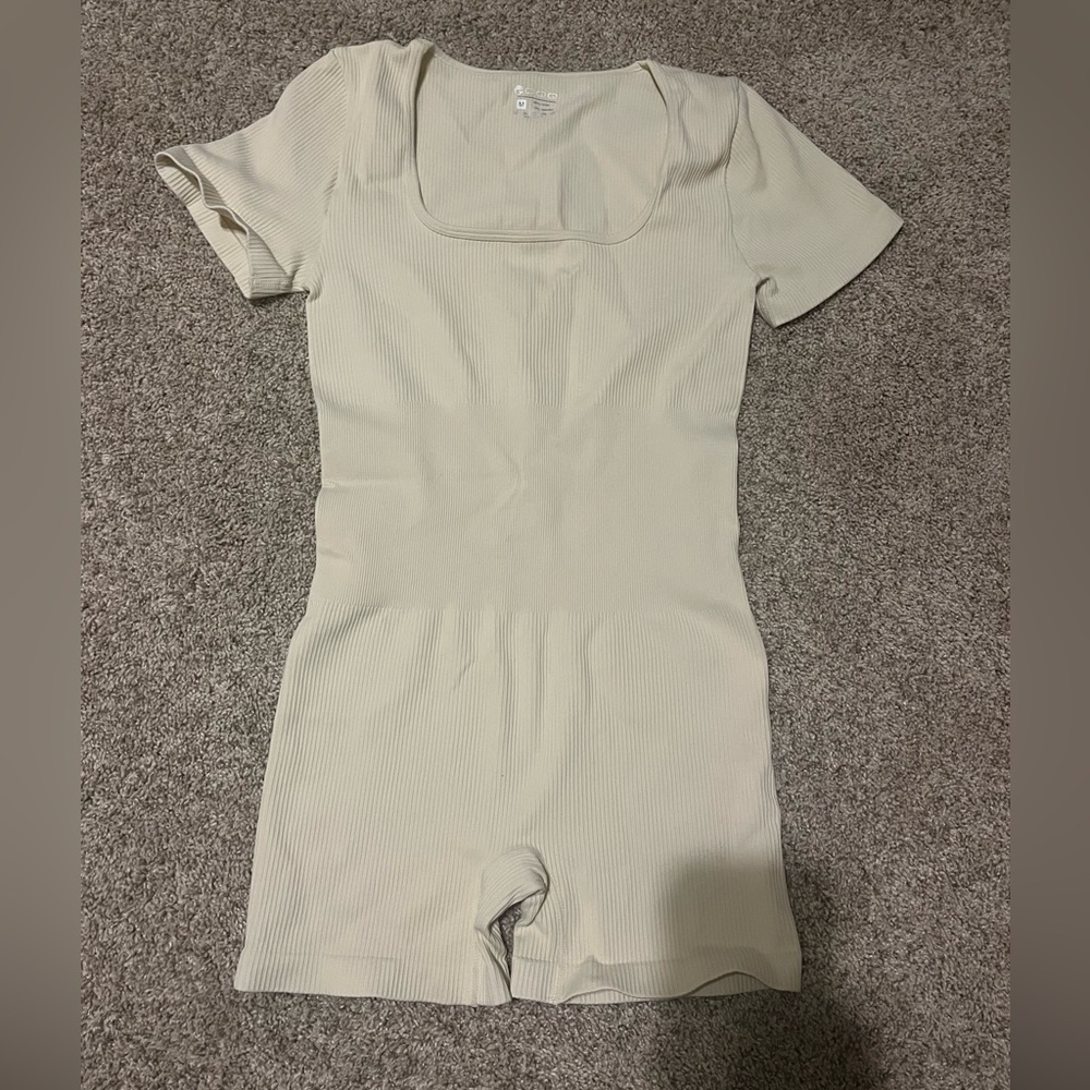 Women's Cream Amazon Basic Bodysuit